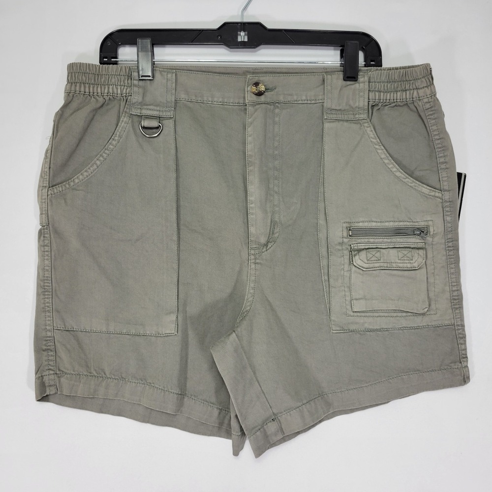 Board Walk by Uzzi Men's Shorts Gray Cotton‎ Size 36 NEW